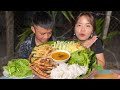 Trang Vlog Ăn khuya Với Mẹt Nem Nướng Nha Trang ,Ngon Nhức Nách