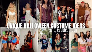 *last minute* UNIQUE HALLOWEEN COSTUME IDEAS 🎃 solo, best friend, couple \u0026 group costume ideas 2024