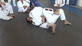 Pedro Sauer Sweep from Knee on Belly