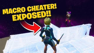 EXPOSING SOAR ZAXY FOR BEING A MACRO CHEATER IN FORTNITE ....