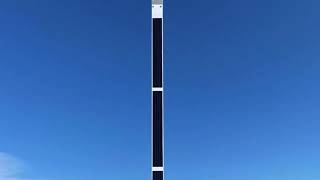 EnGo Slim solar powered street light in Texas