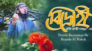 বিদ্রহী কবিতা HD 2018 || কাজী নজরুল ইসলাম || আবৃত্তি || হুজাইফা আল মাহদী || Shopnopurn Shilpigosthi
