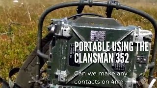 FIELD TRIP using a Clansman 352 EX-MILITARY RADIO