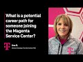 What is a potential career path for someone joining the Magenta Service Center?