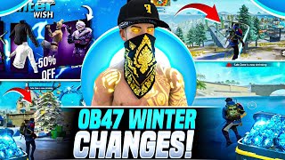 OB47 Update All Changes😱Biggest Winter Update In Free Fire🥶Prabhat Gamer