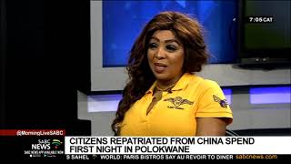 Coronavirus I 114 SA repatriates from China spend 1st night at home