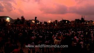 Huge number of people gather for Teej festival in Jaipur, Rajasthan