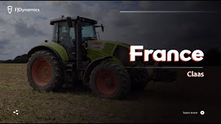 FJD in France |  Claas with FJD Autosteering Kit