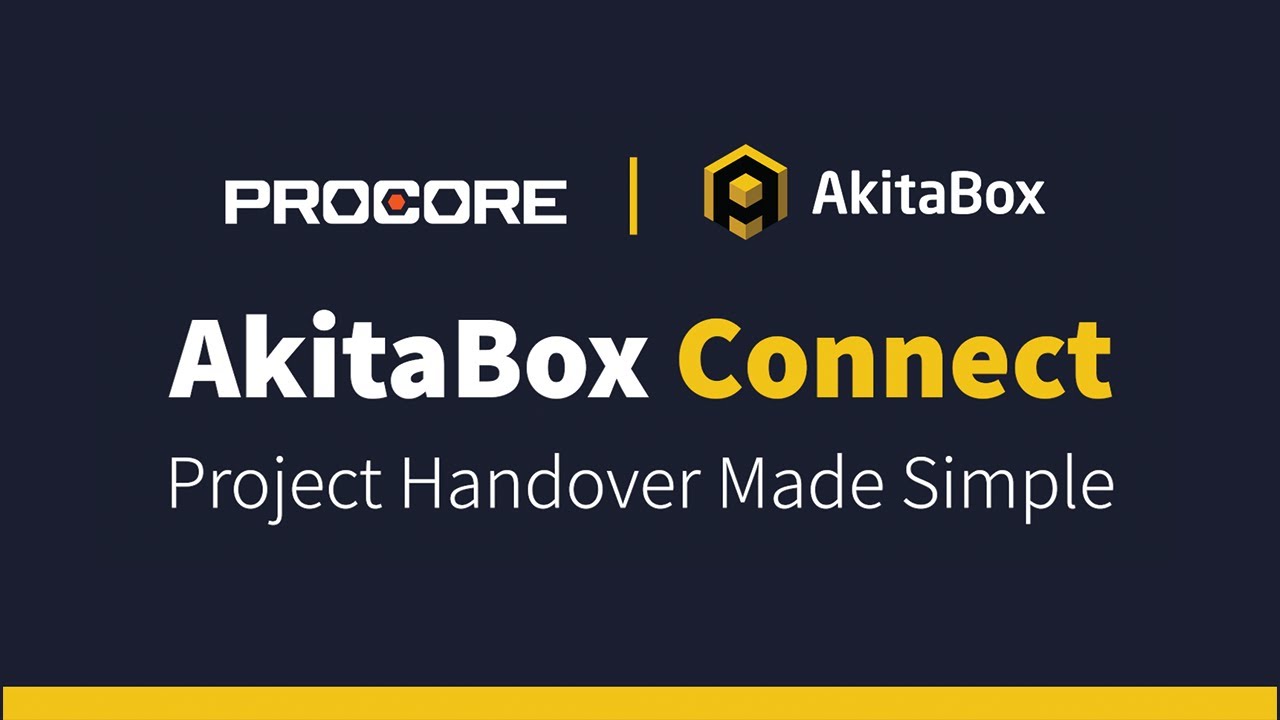 Akitabox Connect Simplify Your Construction Handover Process Youtube