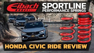 Eibach Sportline Performance Springs Honda Civic Ride Review