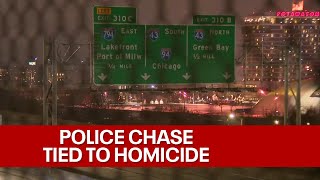 Milwaukee police chase tied to homicide investigation | FOX6 News Milwaukee