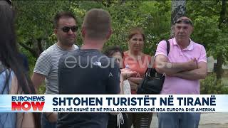 Shtohen turistët në Tiranë, 52.8% më shumë se në prill 2022