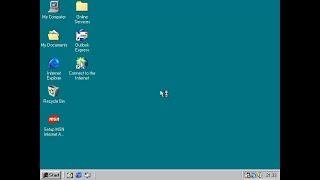 Windows 98 Startup and Shutdown with screen