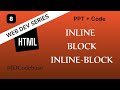 Inline vs Block vs Inline-block – HTML Tutorial for Beginners | Web Development Series | JDCodebase