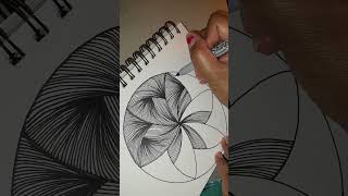 Easy zentangle pattern for beginners
