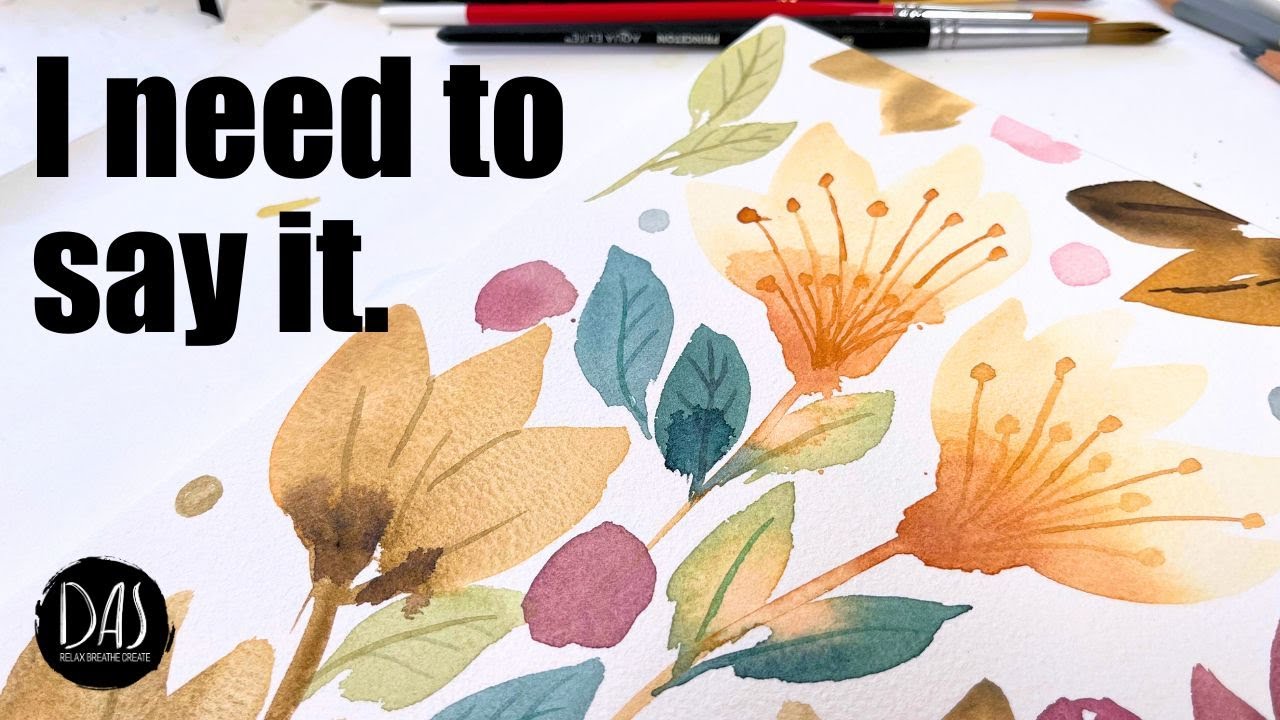 Watercolor Flowers Diane Antone Studio