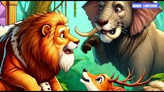 एक बूढे हरीण की कहानी ! Ek budhe harin ki kahani #motivation #jungle #cartoon #youtubeshorts #king