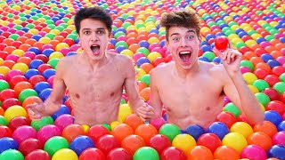 FILLED BESTFRIENDS POOL WITH BALLS!!