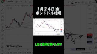 1月24日ポンドドル最新予想切り抜き【海外FX投資】 #shorts