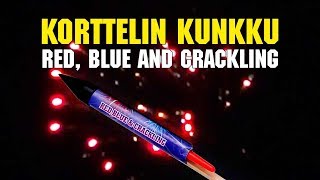 Rakettitukku - Korttelin Kunkku, red blue and crackling