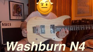 NEW Washburn Nuno Bettencourt Swamp Ash N4 USA is it a Hero or a Zero or something in between?