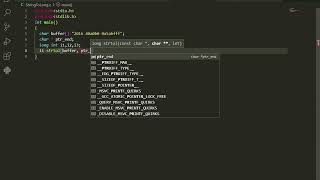 Convert a String to a Long Integer IN C