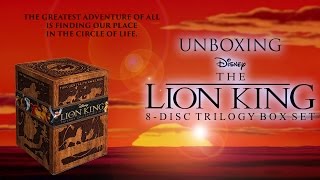 The Lion King Trilogy 8-Disc Blu-ray Box Set Unboxing Video
