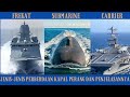 Perbedaan Jenis Kapal Perang  Beserta Penjelasannya mulai dari fregat,induk,destroyer hingga selam