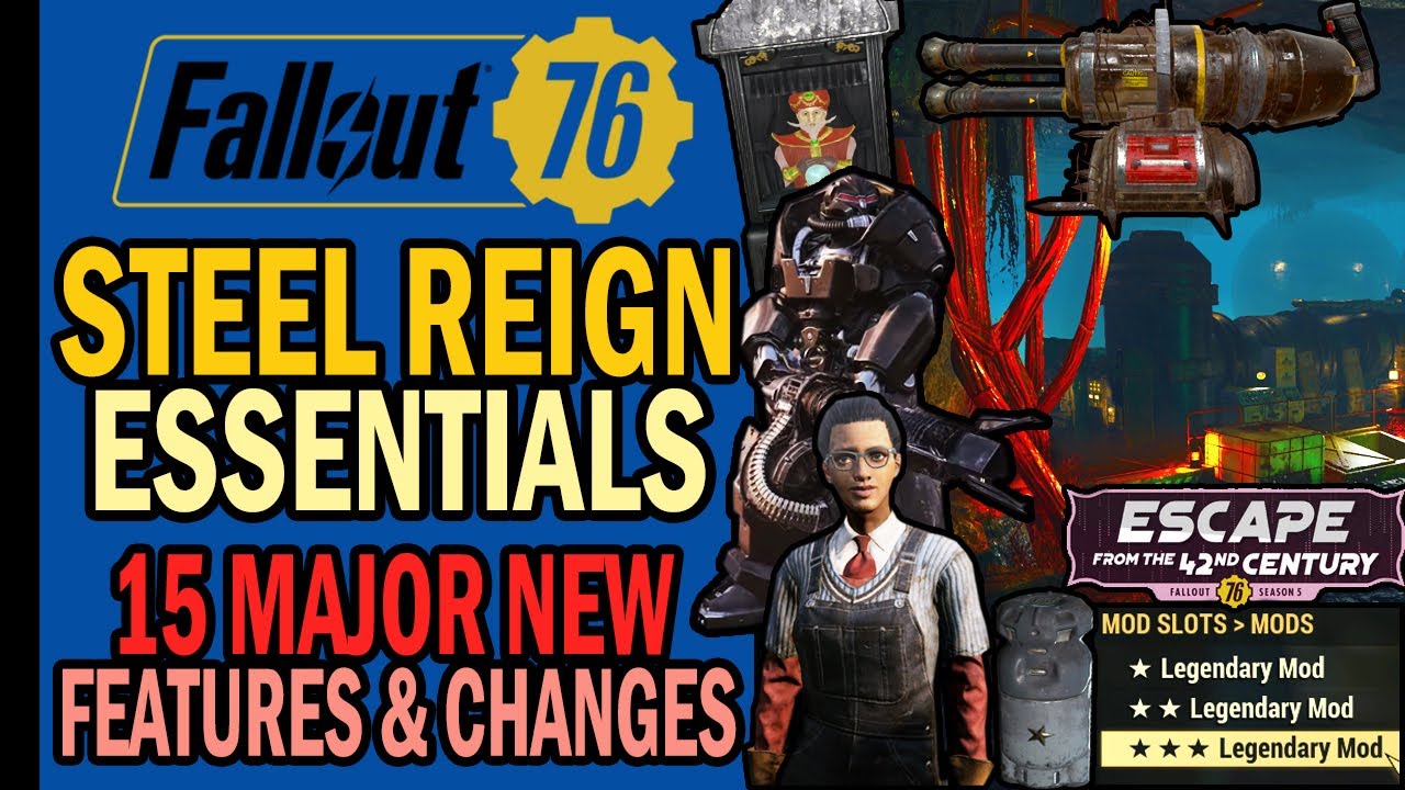 Fallout 76 Steel Reign Essential Guide: 15 Major Features & Changes To ...