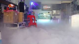 CT Lighting ម៉ាសុីនបាញ់ផ្សែងពពក Review 3000w Water Fog Machine Low