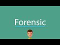 Forensic pronunciation