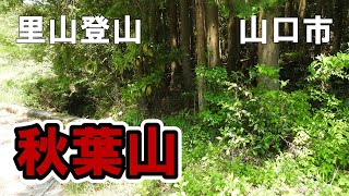 【里山登山】山口市 山頂に秋葉社の祠が鎮座する秋葉山