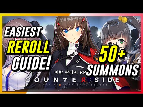 Counter: Side (SEA) Reroll Guide Easy Fast Reroll Guide