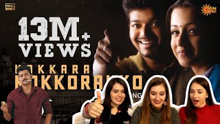Kokkara Kokkarako Song Reaction by foreigners Girls | Ghilli | Thalapathy vijay |