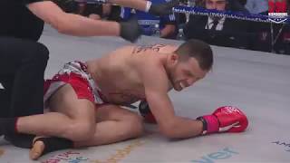 DSF 14 | Full fight: Ruslan BIKMENOV knocks out Paweł BISZCZAK with a backfist!