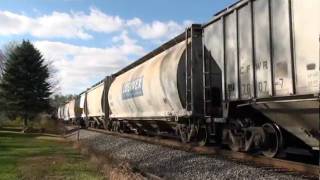 BNSF 5329 \u0026 4083  Leads a Manifest East, Galesburg, IL