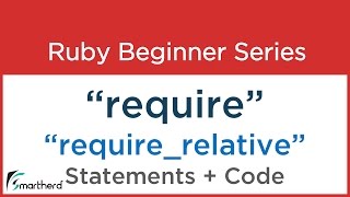 #30 Ruby Tutorial - Require and Require Relative codes in Ruby