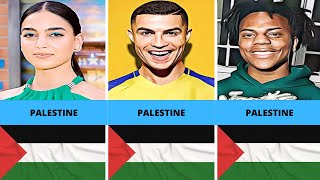 Famous People Who Stand With Palestine and Israel Comparison
