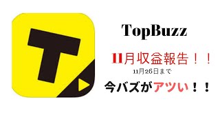 【公開!!】TopBuzzトップバズ11月利益がヤバい！たった1時間で