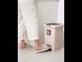 waste bin rubbish dustbin step pedal function trash wastage bins for home office trash recycling