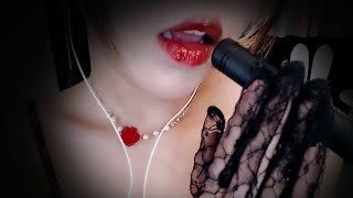 ASMR | Ear Blow \u0026 Lace Gloves \u0026 Relax | Zhou Zhouzi