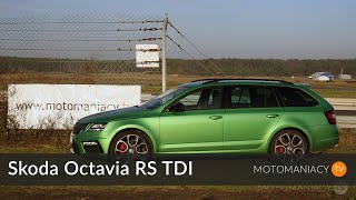 Skoda Octavia RS kombi 2,0 TDI 184 KM | test, prezentacja, pierwsza jazda | motomaniacy.tv