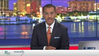 WWSB-TV WEEKEND ANCHOR JAMES HILL - NEWSCAST 11 PM 4-16-2023