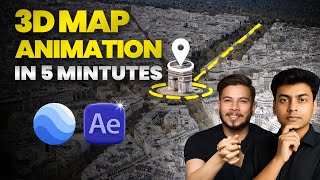 Create Stunning 3D Map Animations for FREE | Google Earth Studio + After Effects Tutorial