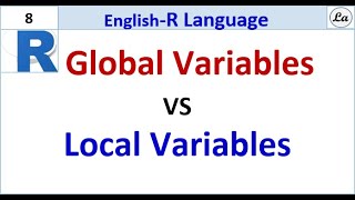 Global and local variables in R | Variables Scope in R | R Programming