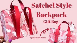 CUTE Satchel Style Backpack Gift Bag!