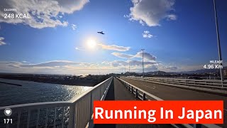 🏝️ 昼下がりの海沿い10kmラン｜茅ヶ崎・湘南大橋 🏃‍♂️  (Early afternoon 10km Run | Chigasaki, Shonan Ohashi, Japan)