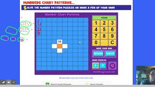 Hundreds Chart Patterns | Math Playground