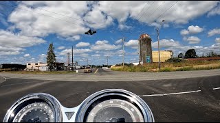 Old Toledo Jail to Centralia Rollerdrome on a Triumph Bonneville T120