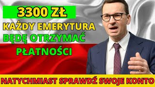 ZASZOKOWAĆ! W STYCZNIU DOPŁATY DLA EMERYTÓW WYNOSZĄ 3300 zł! SPRAWDŹ SWOJE KONTA!